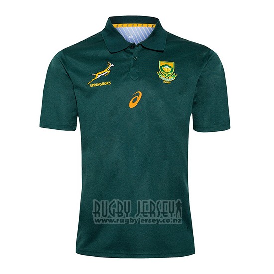 Polo South Africa Rugby Jersey 2020 Green | RUGBYJERSEY.CO.NZ